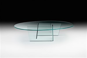 Fiam - Accordo Tavolino Oval Coffee Table