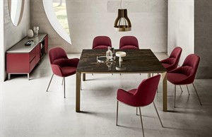 Bontempi Casa - Mirage Fixed Square Table