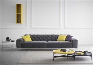 Pianca - Boston Sofa with Tufted Back- QS