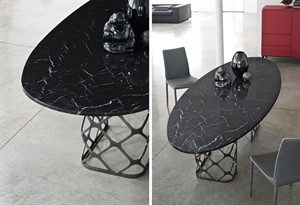 Bontempi Casa - Majesty Fixed Oval Table