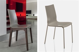Bontempi Casa - Alfa Chair - Metal Legs